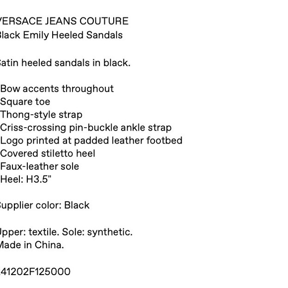 Versace Heels Sz 39 - Picture 3 of 8